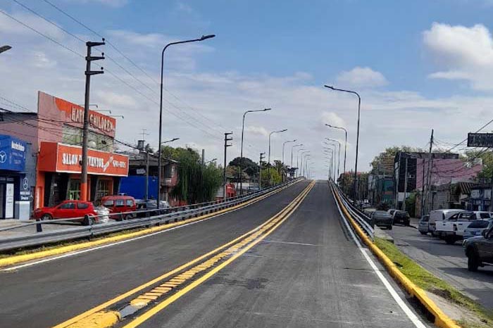 Imagen de la nota: Se habilitó el primera etapa de la obra sobre la Av. H. Yrigoyen
