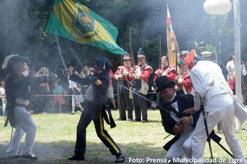 Imagen de la nota: Recrearon la Batalla de Ituzaingó en el Museo de General Pacheco